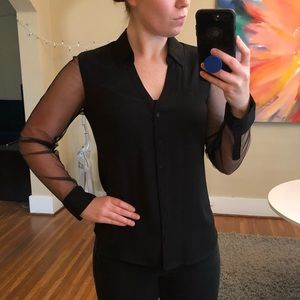 Express Black Portofino shirt